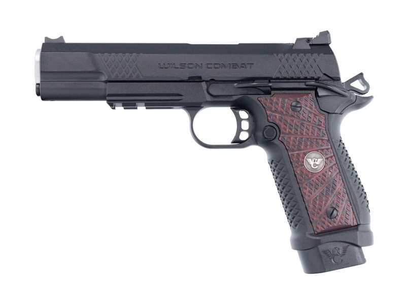 Wilson Combat EDC X9L 2.0 5″, s lištou, strenky Black Cherry, magwell, kal. 9×19 mm