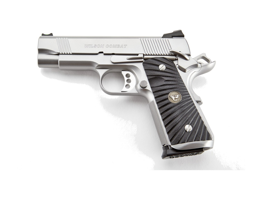 Wilson Combat CQB Elite Compact 4″, nerez, oboustranná pojistka, ráže 9×19 mm Wilson Combat CQB Elite Compact 4″, nerez, oboustranná pojistka, ráže 9×19 mm