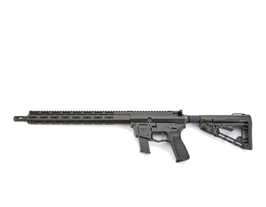 Wilson Combat AR9 Carbine 16″, spodní díl pro zásobníky Glock, drážkovaná hlaveň, ráže 9×19 mm